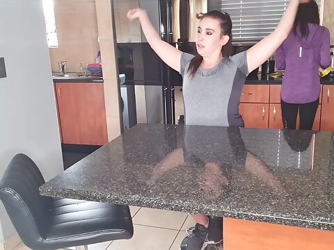 2 feckless orbs brunettes having a